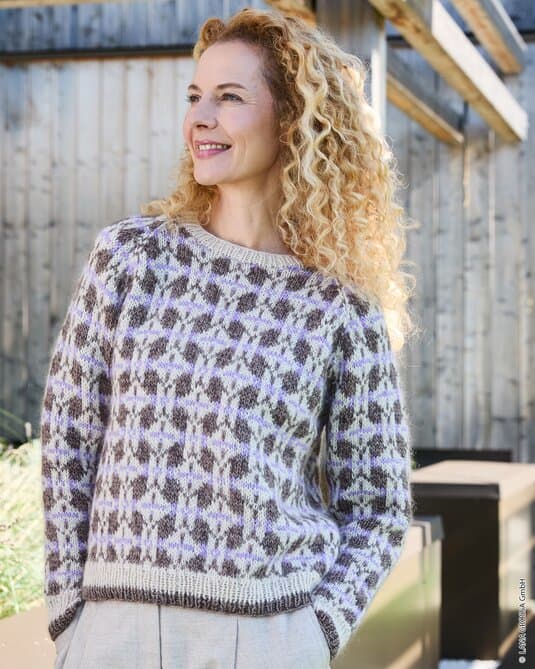 JAQUARD SWEATER - Landlust Alpaka Merino 160 & Landlust-Kidmohair
Show details