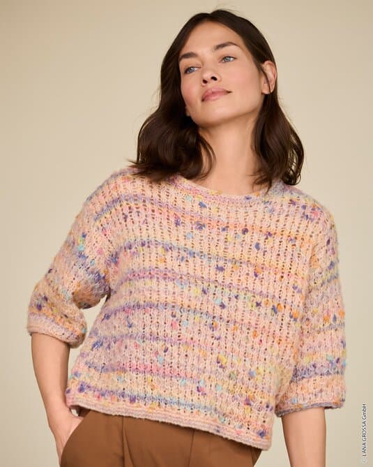 SHORT-SLEEVED SWEATER - Cassata
Show details