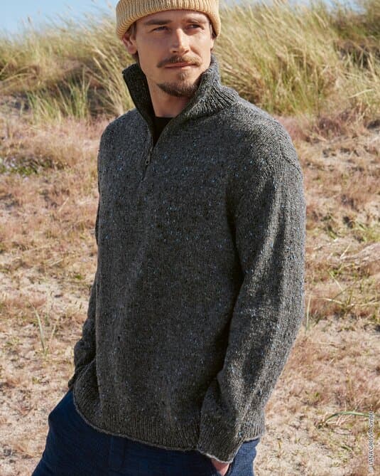 TROYER WITH ZIPPER - Country Tweed Fine
Show details