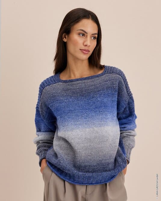SWEATER WITH CROSS RIBBED PATTERN - Gomitolo Versione
Show details