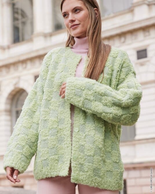 JACKET IN JACQUARD PATTERN - Orsetto & Lucida
Show details