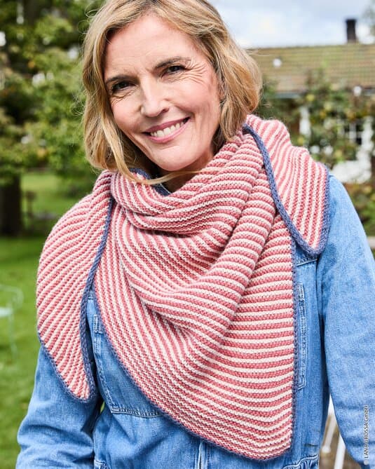 TRIANGLE SCARF WITH I-CORD EDGE - Landlust-Alpaka-Merino 160
Show details