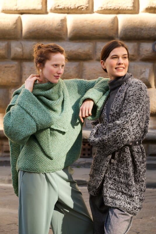 DIAGONAL KNIT SWEATER - Lucciola
Show details