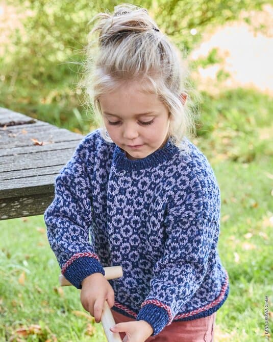 CHILDREN'S SWEATER WITH BRAIDS TRIM - Landlust Soft Tweed 180
Show details