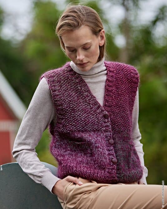 VEST IN PEARL PATTERN - Gomitolo Versione & Brigitte No. 3
Show details