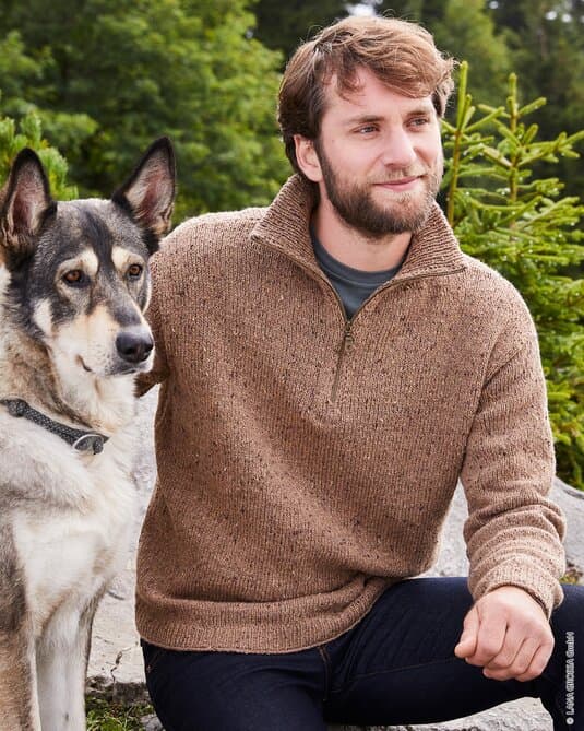 TROYER WITH ZIPPER - Landlust Soft Tweed 180
Show details