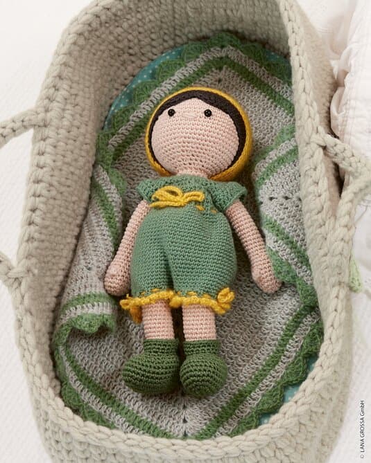 CROCHET BLANKET FOR DOLLS BASKET - Ecopuno
Show details