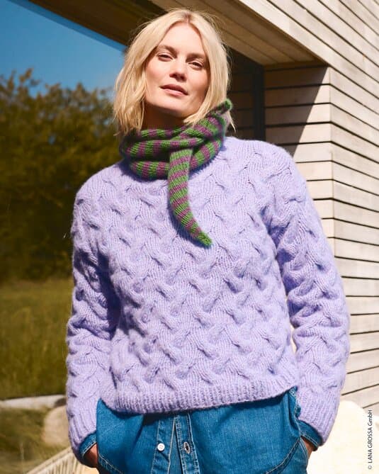 CABLE SWEATER - Ecopuno Chunky
Show details