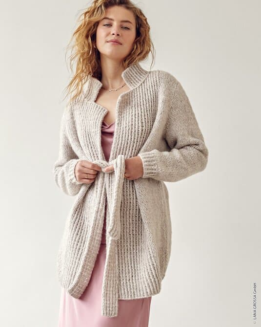 BELTED CARDIGAN - Ecopuno Chunky
Show details