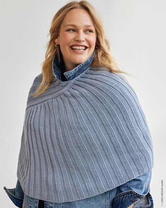RIB PONCHO - Cool Wool Big
Show details
