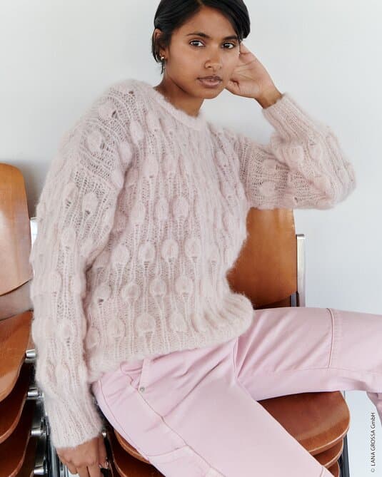 PULLOVER WITH DROP DESIGN - Mohair Moda
Show details