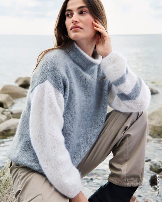 SWEATER WITH COLORED SLEEVES - Superkid Seta
Show details