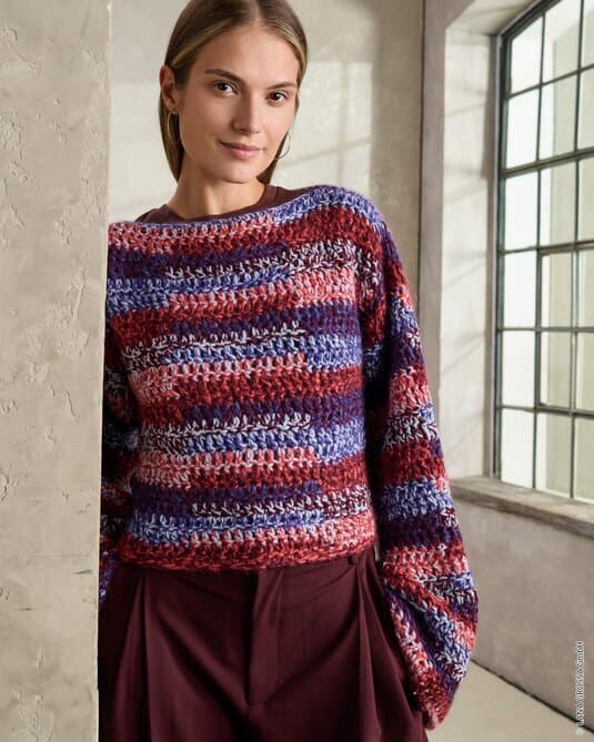 CROCHET SWEATER - Cool Merino & Superkid Seta
Show details