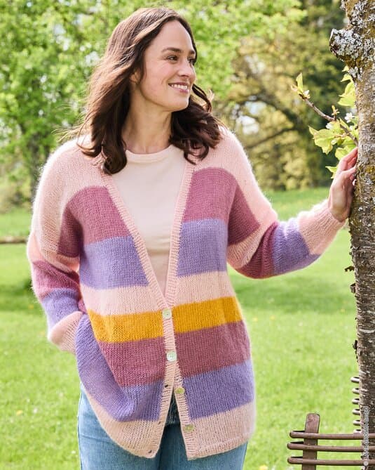 COLORFUL STRIPED JACKET - Landlust-Kidmohair
Show details